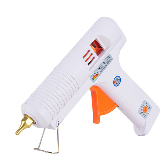 Oluoxun 3k703 white temperature-adjustable hot melt glue gun 11mm large hot melt glue stick distribution and wholesale This glue gun is suitable for 11MM glue sticks