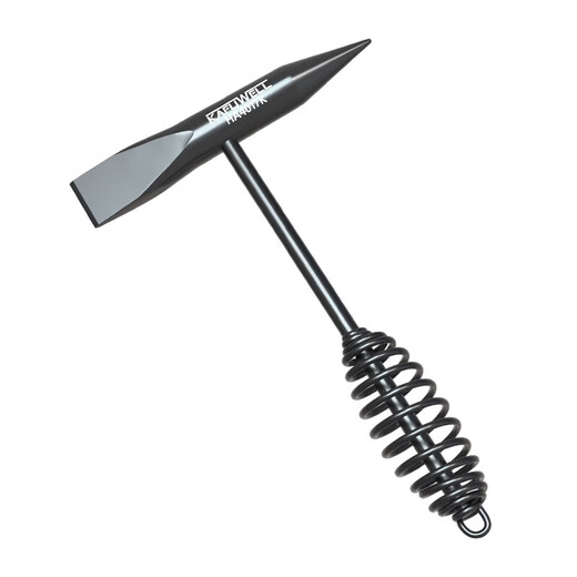 Kraftwell steel pipe handle claw hammer woodworking iron hammer claw hammer hammer hammer nail household hammer industrial grade hammer spring handle welding hammer copy rust 500g HA4017K