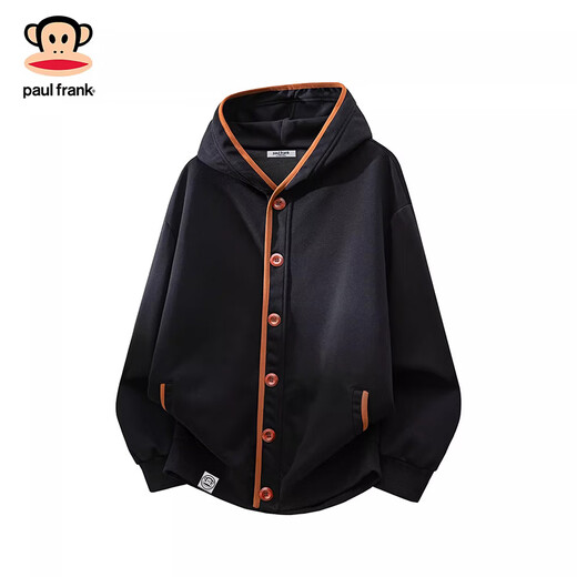 Big mouth monkey (paul frank) Hong Kong style retro casual sweatshirt men's 2026 spring new loose comfortable fashion trendy brand handsome versatile top pink official authentic S recommended 90-105Jin Jin equals 0.5 kg