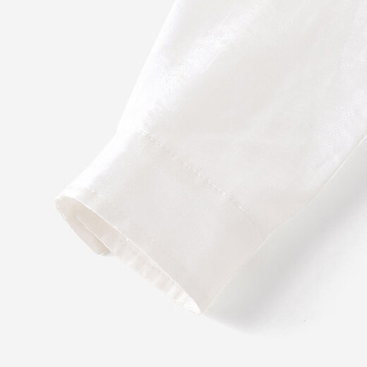 British haute couture series children's shirts boys' long-sleeved shirts spring and summer new versatile British handsome tops Yunsi white 90 cm