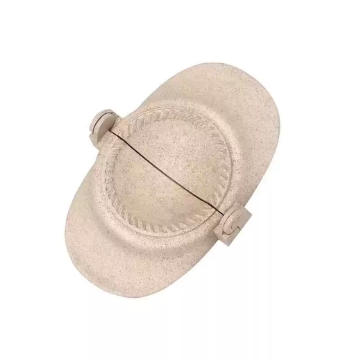 Yusenyi 2022 Dumpling Household Imitation Handmade Chive Vegetable Box Fancy Pattern Creative Dumpling Large Trap Dumpling Mold Large Size 10.8x9x4.2cm Original Color