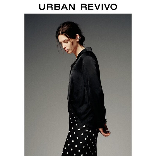 UR2026 Spring New Women's Trendy Lapel Design Twist Blouse Shirt UWJ260014