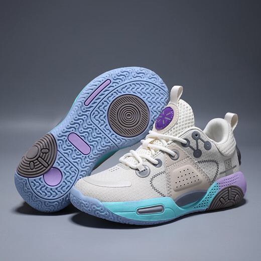 Chiyun City Marshmallow 9 Children's Basketball Shoes Boys Sports Shoes Spring Youth Student Girls Middle and Large Children's Shoes Marshmallow 31