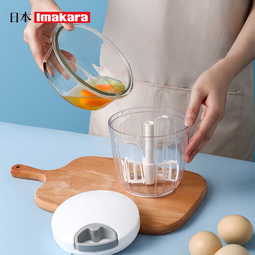Imakara Japanese garlic puller, garlic masher, garlic paste, vegetable cutting, meat grinder, manual garlic stirrer, garlic press artifact, large size