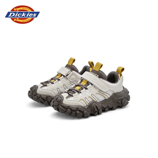 Dickies Children's Shoes New Running Shoes Boys' Mountain Cushioning Casual Shoes Children's Functional Sports Shoes Beige 33