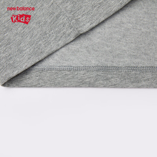 NEW BALANCE nb children's clothing children's men's and women's 26th spring new contrast color long-sleeved T-shirt ND7DG1E053 black 160