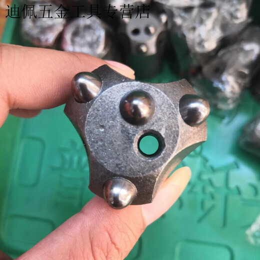 Vinoa 40 bit cold pressure piling pneumatic drill column tooth plum blossom ball tooth mechanical bow mine tunnel rock drill drill bit 28 four teeth