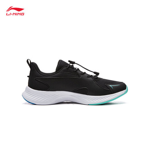 Li Ning (LI-NING) children's shoes, sports shoes, professional running shoes, spring new Antelope boys' running shoes, middle-aged and adolescent shoes, black/pool blue 26 spring new running shoes 32 recommended foot length 20cm