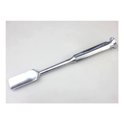 JZ Jinzhong osteotomy knife medical bone chisel flat bend garden straight bone knife bone shovel frontal plastic surgery orthopedic equipment Shanghai Medical Surgery Equipment Factory Bone knife bone chisel P11150 23cm bend round blade blade width 10 hexagonal handle