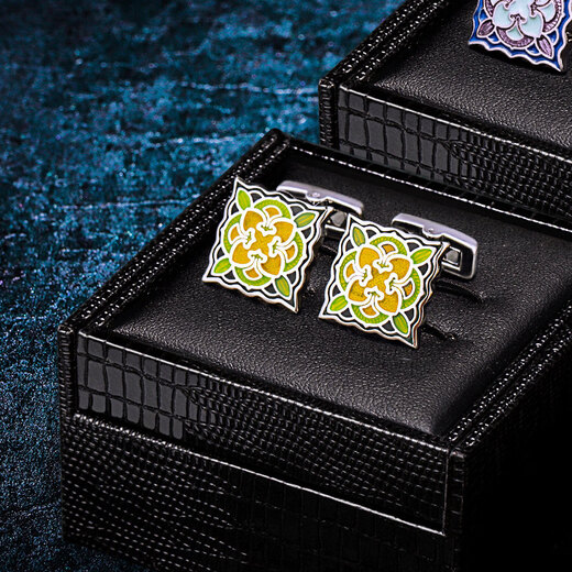 KFLK enamel French shirt cufflinks men's light luxury custom shirt cuff buttons gift cufflinks Cufflinks F803