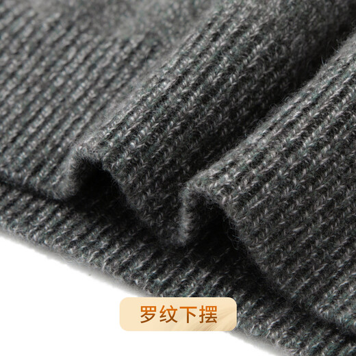 Rich 390G high luxury 100% pure cashmere sweater winter men's thickened warm baseball collar men's cashmere sweater for men