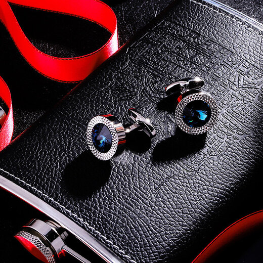 KFLK brand crystal French shirt cufflinks for men, light luxury custom shirt cuff buttons, cufflinks Cufflinks K041