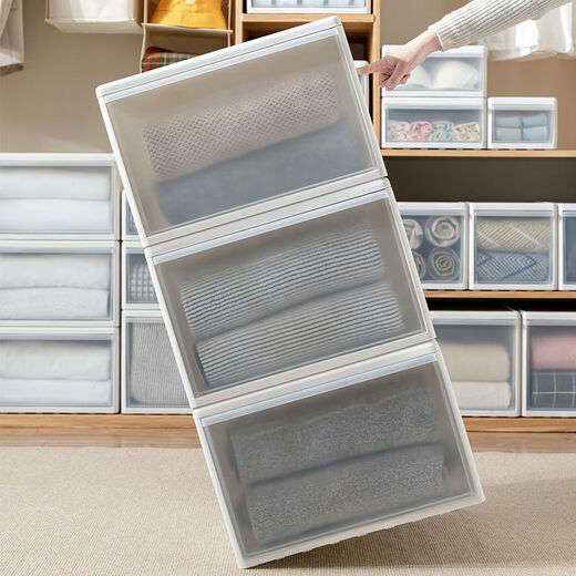 Wing Fantasy Drawer Storage Box Underwear Storage Box Clothing Organizer Clothes Storage Box Wardrobe 3023 Depth 47 Width 20 Height 25 Single Pack (New Free Combination)