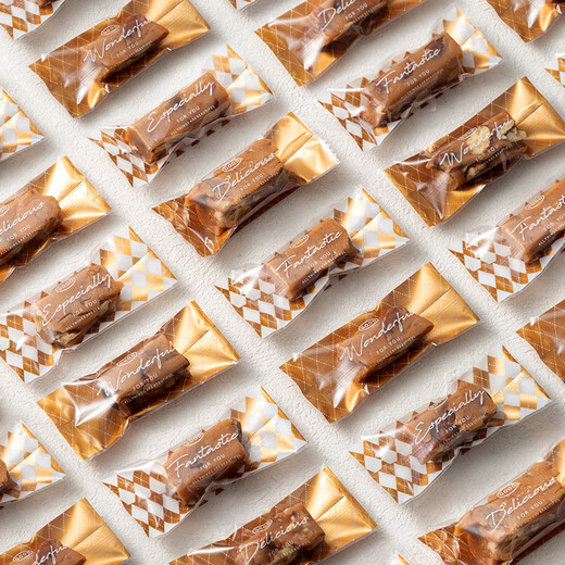 Sanqihu Toffee Sea Salt Almond Transparent Packaging Bag Nougat Machine Sealed Snowflake Crispy Milk Jujube Cookies Candy Paper Fruit Individually Thick 4 9.5 Space Rabbit Four-in-One/Thickened 200 PCs Hot Selling