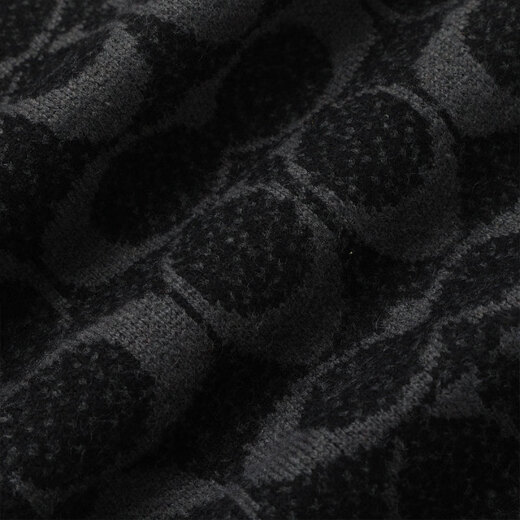 COACH Unisex Comfortable Simple Versatile Scarf New Year's Valentine's Day Gift Black 29COWC540471-BLK