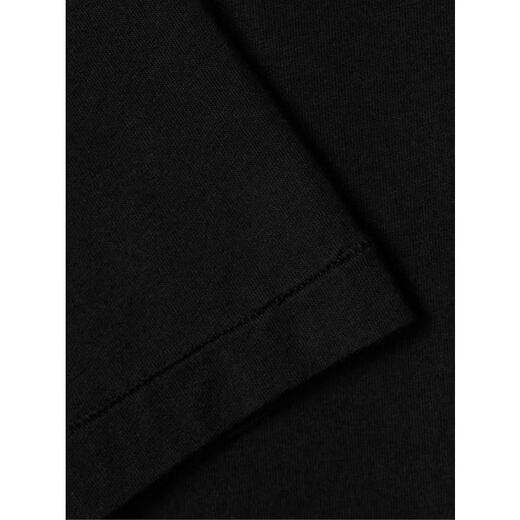 The Row women's T-shirt is breathable and comfortable cotton black daily commuting top versatile and simple black one size | XXS