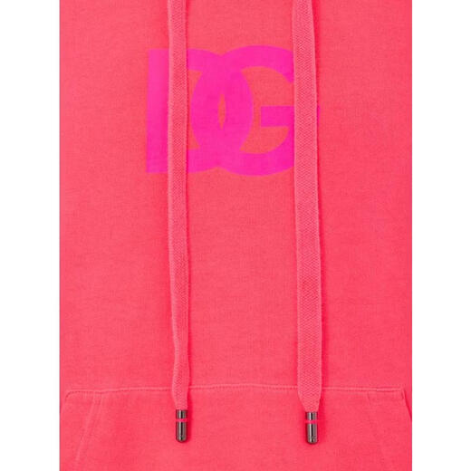 Dolce&Gabbana men's sweatshirt, warm and comfortable cotton hooded daily casual jacket, trendy and fashionable, pink, one size fits all | IT48