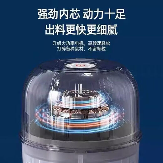 Wings Wireless Garlic Dip Dip Small Kitchen Garlic Crusher for Garlic Chili Crush Blue/Rechargeable/260ml.