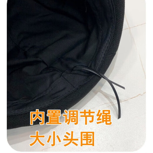 OIMG octagonal hat women's autumn and winter versatile face-showing small hat women's 2025 new beret retro British style cloud hat brown one size