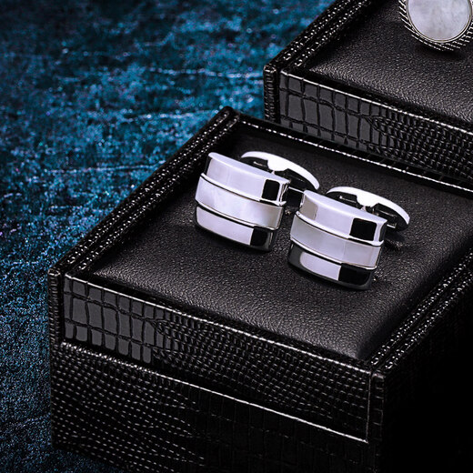KFLK shell French shirt cufflinks for men, light luxury custom shirt cuff buttons, metal cufflinks cufflinks K097