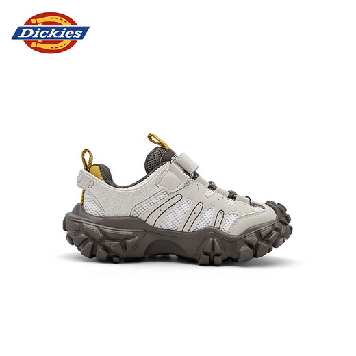 Dickies Children's Shoes New Running Shoes Boys' Mountain Cushioning Casual Shoes Children's Functional Sports Shoes Beige 33