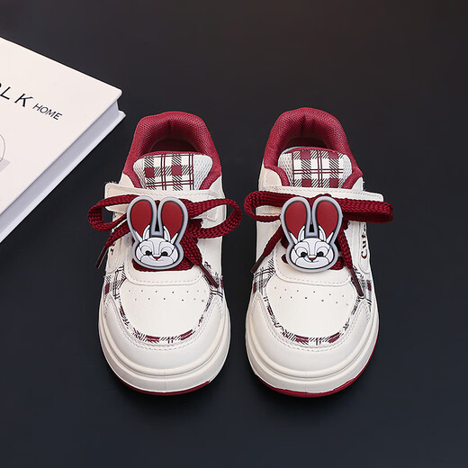 Woodpecker Boys Shoes Spring 2026 New Children's Year of the Horse Limited Red Sneakers Boys New Year Student Shoes Red 26