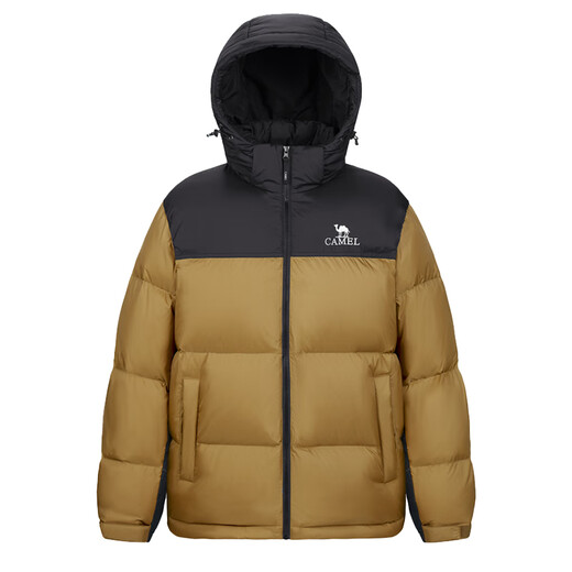 Camel Volcano Down Jacket 2.0 Wang Junkai mismo estilo [King Kaijia] Chaqueta espesa-resistente y caliente de los hombres en invierno