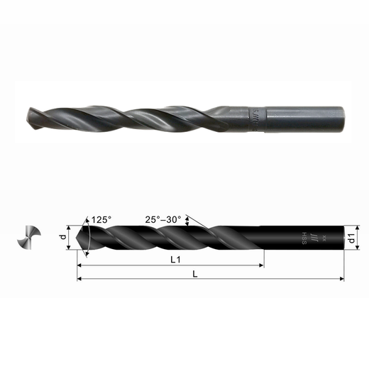 Volume straight shank twist drill 6.1-11mm cutting tool high speed steel HSS drill bit straight shank twist drill 6.7mm 5 pack