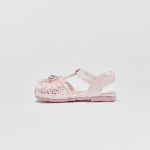 DAVE&BELLA children's sandals 2026 summer new girls' shoes baby girl princess shoes non-slip children's casual shoes children's shoes pink ready-made 21