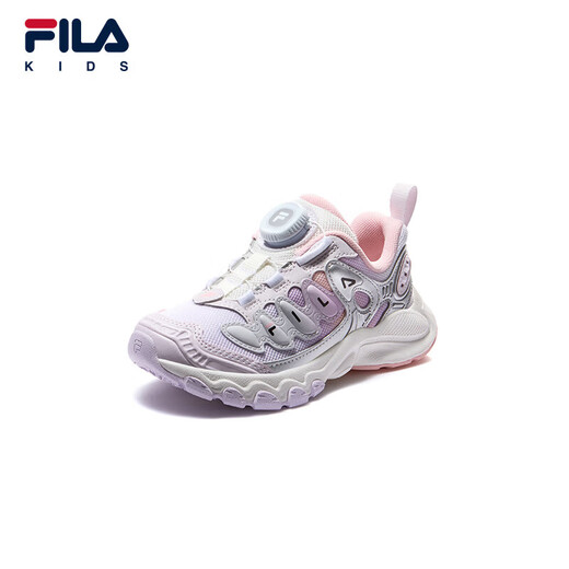 FILA Children's Shoes Running Shoes 2026 Spring New Men's and Women's Sports Shoes Mushroom Shoes Lilac/Orchid Purple-OW 25