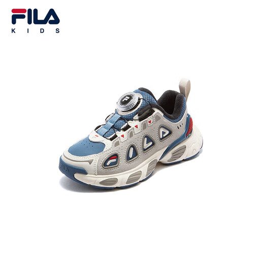 FILA children's running shoes 2025 winter boys and girls plus velvet sports shoes