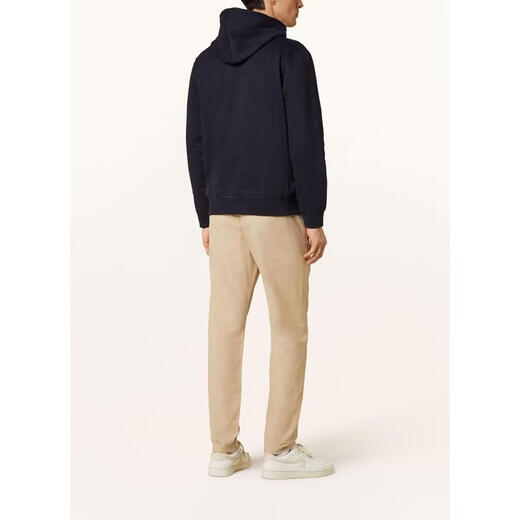 Tommy Hilfiger Tommy Hilfiger men's sweatshirt warm and comfortable cotton dark blue daily casual jacket simple 26 new style BLACK one size | M