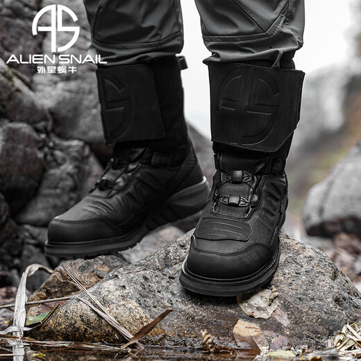 Alien snail motorcycle riding shoes waterproof rally boots racing shoes long boots men's anti-fall motorcycle boots rider equipment MT-30 black 42