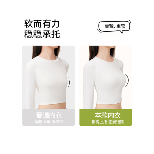 FitonTon 2-pack seamless underwear women's push-up anti-sagging bra no wire thread latex sports bra bra