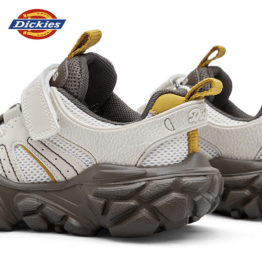Dickies Children's Shoes New Running Shoes Boys' Mountain Cushioning Casual Shoes Children's Functional Sports Shoes Beige 33