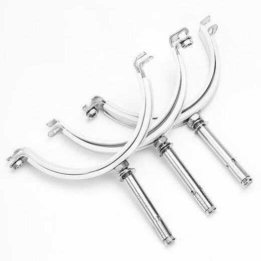 Shantou Lincun stainless steel pipe code pull-out 110 pipe buckle clamp pipe clamp hanging code 75pvc hoop drainage pipe fixed bracket buckle 50mm pull-out 10 pieces