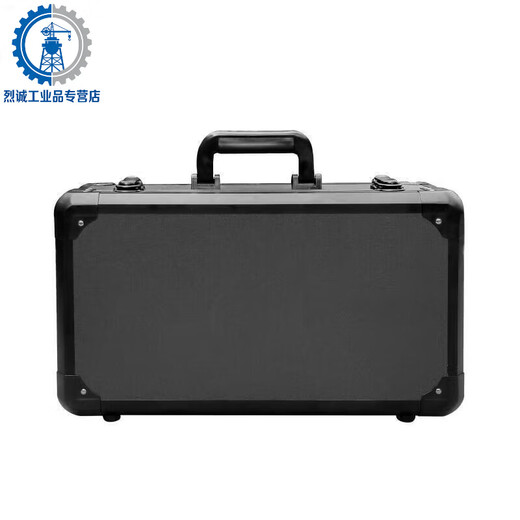 Yue Changsheng aluminum box custom instrument box flight case aluminum alloy suitcase sample box fishing gear box tool storage box black flash silver 42 tool lock empty box + sponge 420*29
