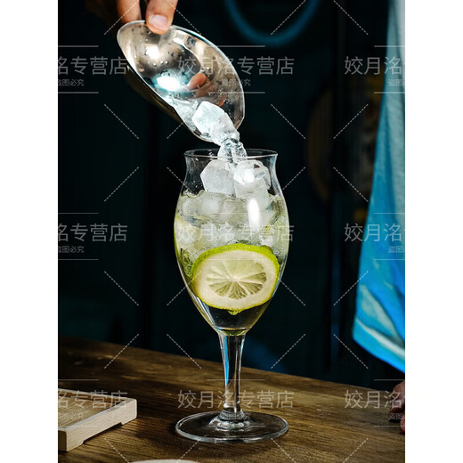 Shantou Lincun Bar Hurricane Cup ins high-looking juice cup glass cup goblet long drink cup cold drink cup cocktail cup classic hurricane cup 480ml