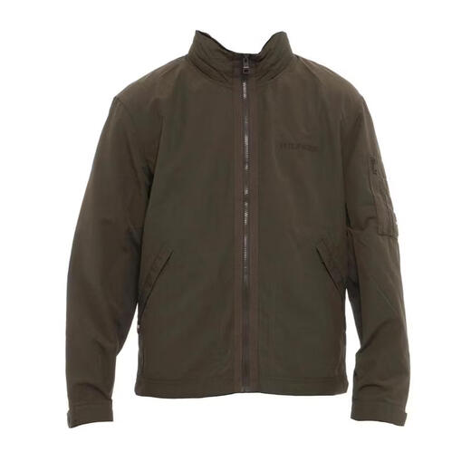 Tommy Hilfiger Tommy Hilfiger Men's Jacket Windproof Warm Waterproof Outdoor Daily Jacket Casual 26 New Black One Size | LARGE