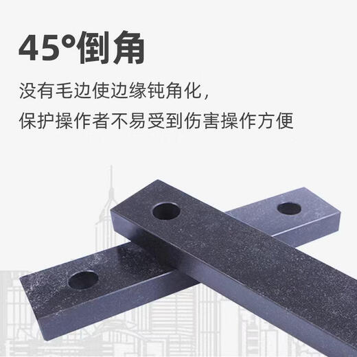 Sanqihu high-precision 000-level marble flat ruler granite parallel ruler equipment installation inspection parallel ruler ruler 2 sides ordinary 500*100*50mm