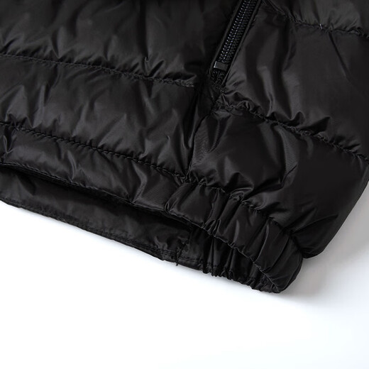 New 2026 national standard white duck down offline same style for men and women, light and warm hooded down jacket, burgundy 2XL