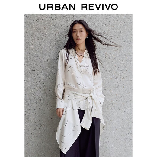UR Urban Urban Series 2026 Spring New Women's Line Cardigan Shirt UWU260004
