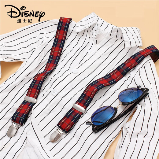 Disney Creative Children's Anti-Removal Strap Clip ajusté pour les enfants Boys et filles Sous-socs Pantalons élastiques Pantalons sans glissement Camouflage vert Camouflage quatre clips