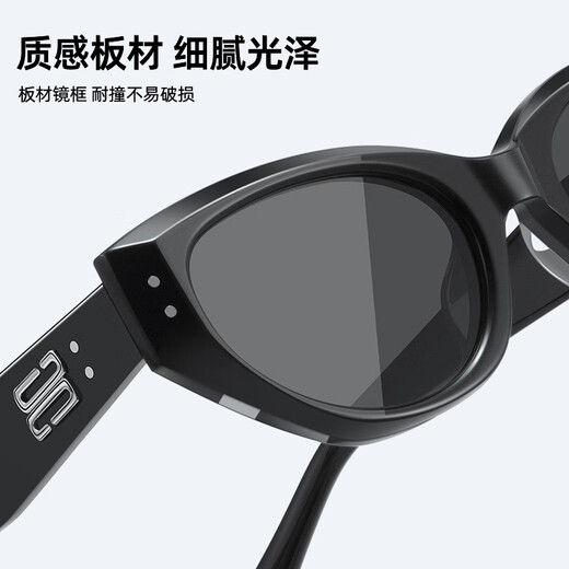 CAPONI复古猫眼GM墨镜男女士偏光太阳镜防紫外线开车驾驶眼镜防晒高级感