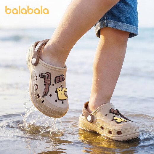 Balabala children's clogs, summer girls' slippers, boys' cartoon bathing slippers, home big children's beach shoes