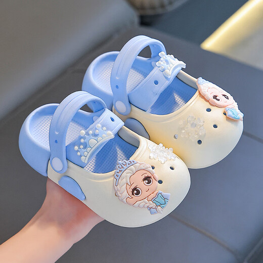 韵优利(yunyouli)义乌仓-玛丽珍儿童洞洞鞋女童可爱卡通外穿凉拖鞋小中大童软底男 粉色 34 35码(鞋内长21CM适合脚长20CM)