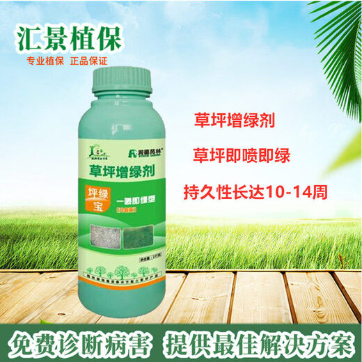 RUNDE GARDEN Lawn Greening Agent Rundeping Green Treasure Lawn Dye Colorant turns green once sprayed without damaging the lawn for up to 14 weeks Army Green