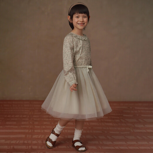 Haqi children's clothing spring and autumn children's casual tops Korean floral pastoral style long-sleeved shirt girls spring clothing 2026 new style floral 170