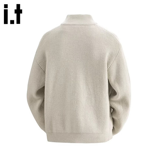 CHOCOOLATE it men's cardigan sweater jacket men's autumn and winter lazy sweater outer wear men's zipper woolen autumn wear worsted gray XL recommended 140-160Jin Jin equals 0.5 kg