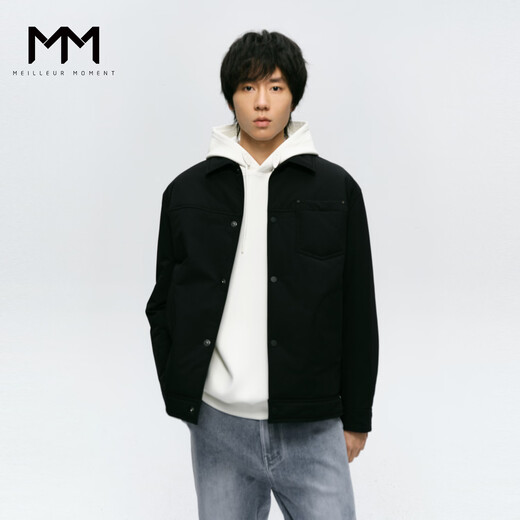 Mai Meng shopping mall same style imported 3M Thinsulate MM Mai Meng men's lightweight warm cotton jacket 9F9180091 black S